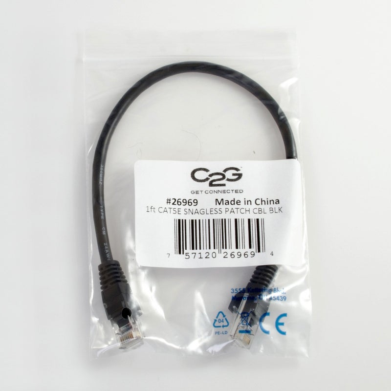 C2G/Cables to Go 00482 Cat5e Snagless Unshielded (UTP) Network Patch Cable - Image 4